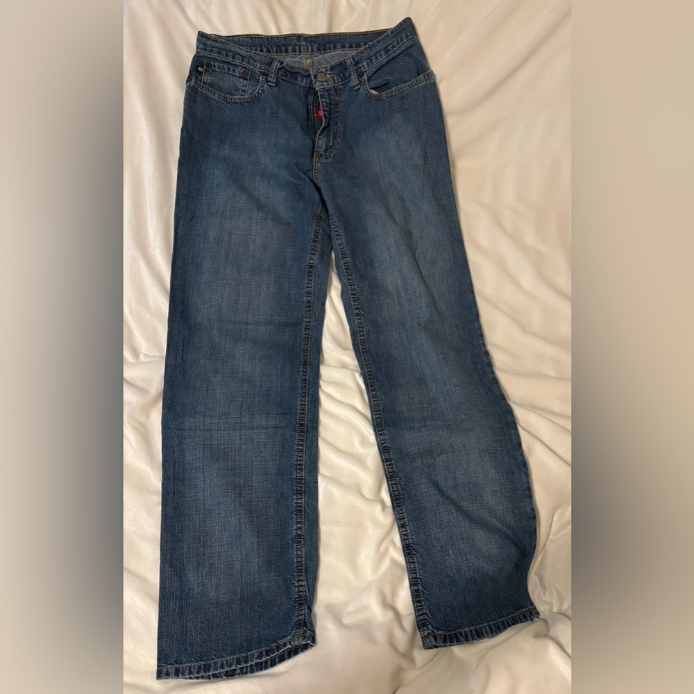 Women's Classic Blue Straight Leg Jeans